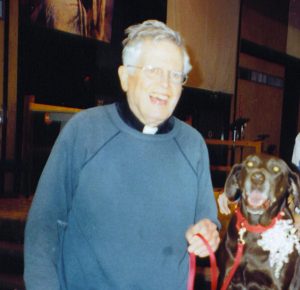 Father Thomas with Cocoa
