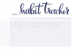 habit tracker chart